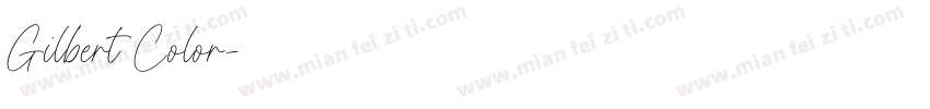 Gilbert Color字体转换